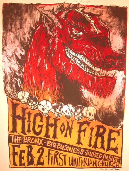 HIGH ON FIRE - Philadelphia 2006 by Dan Grzeca