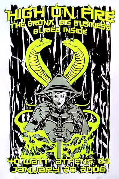 HIGH ON FIRE - Athens 2006 by Mike Murphy