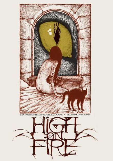 HIGH ON FIRE - Calgary 2013 by Malleus