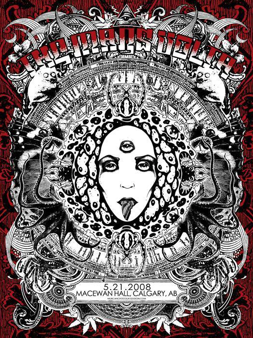 The Mars Volta Calgary 2008 Alan Forbes Jared Connor | Secret Serpents