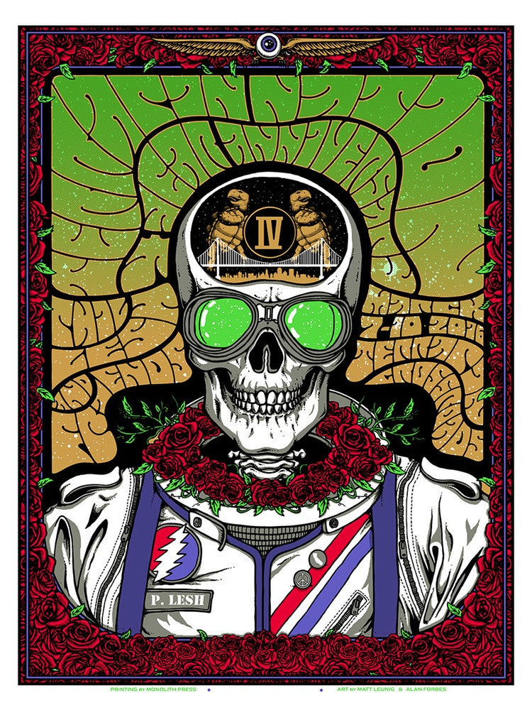 PHIL LESH AND FRIENDS - San Rafael 2016 by Alan Forbes and Matt Leunig